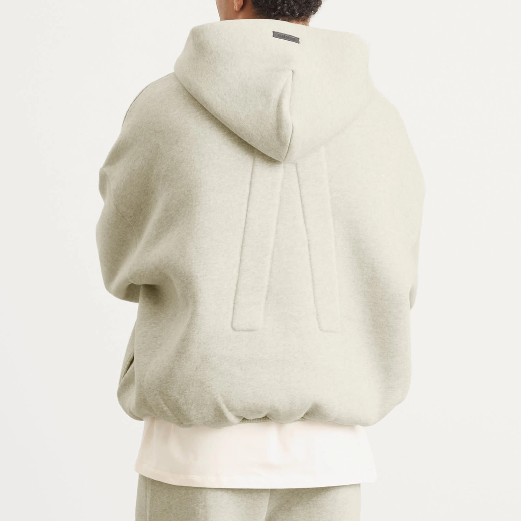 Fear of God Men's Athletic Halfzip Hoodie Melange Grey